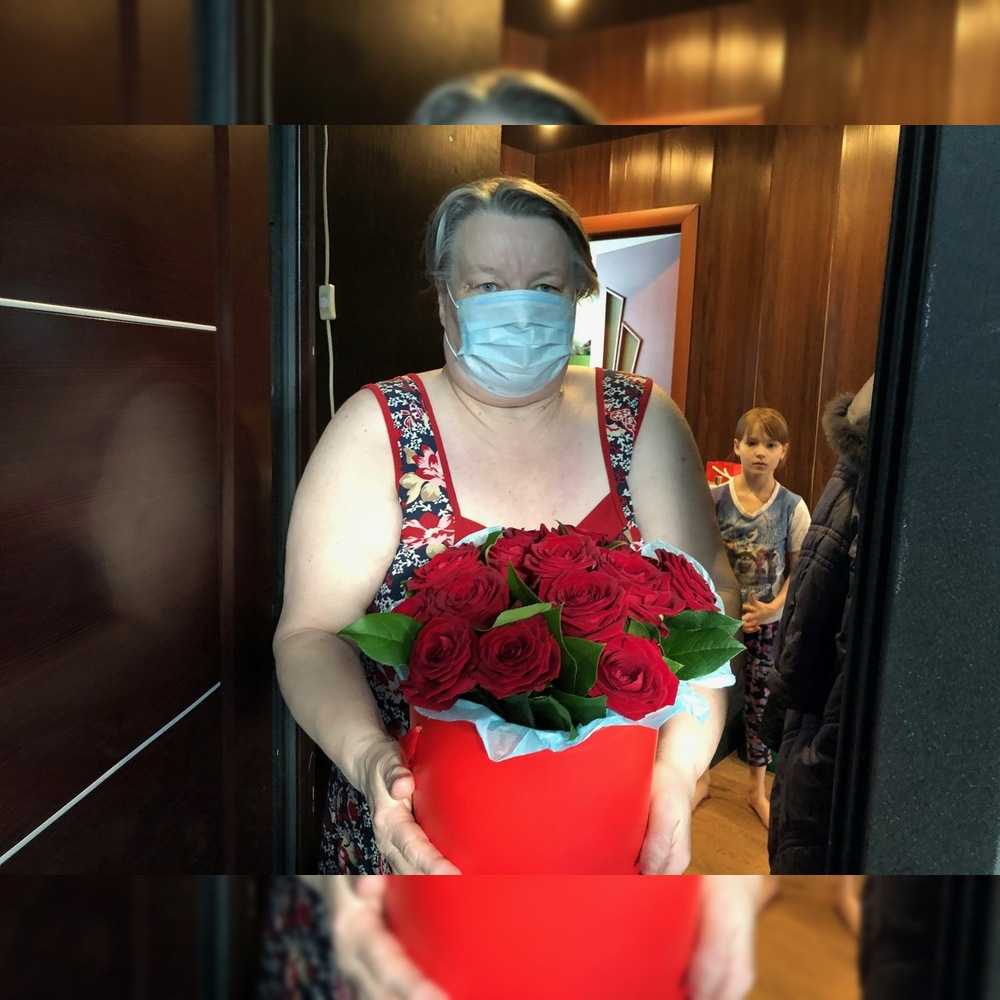 Фото букета «Пламенное Сердце (стандартный)» от клиента Селиверстов Егор Евгеньевич